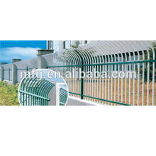 EU market powder coated fence/guard bar or galvanized cast iron fence